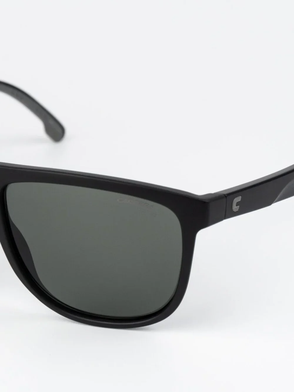 Carrera Men Sunglasses Matte Black Green Polarized Square CARRERA 8059/S 0003 UC